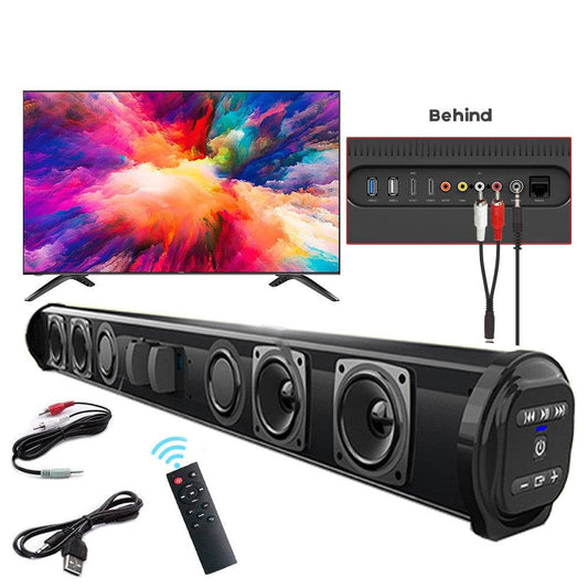 Wireless Bluetooth Home Theater Sound Bar with Voice Prompt and Remote Control - We Got That ! 