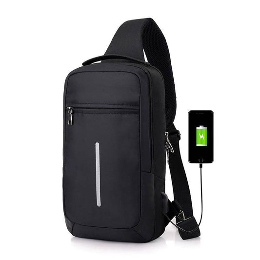 Anti-theft USB charging chest bag with you - We Got That ! 