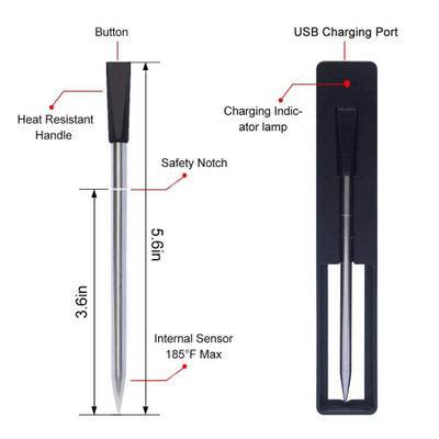 Wireless Smart BBQ Temperature Probe - We Got That ! 