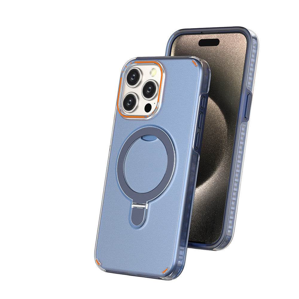 New Colorful Magnetic Bracket Phone Case With Holder Stand Cover For Magesafe Magnetic Transparent Wireless Charge Case For Phone - We Got That ! 