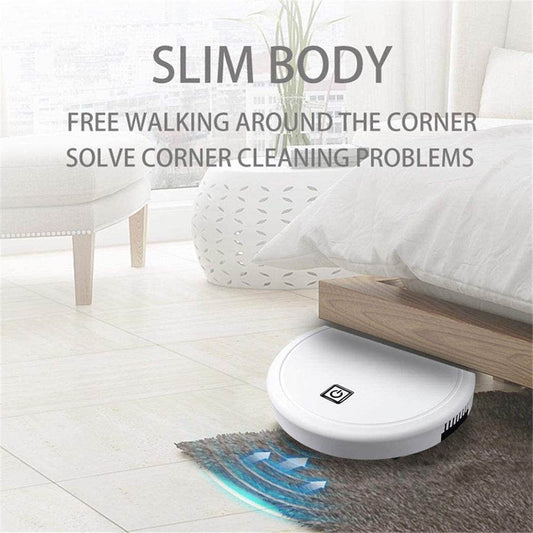 Smart 3-in-1 Robotic Vacuum with 1800Pa Suction Power - USB Rechargeable Dry and Wet Cleaning Solution - We Got That ! 