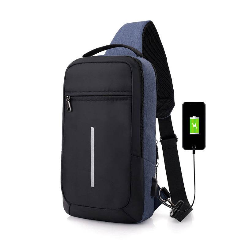 Anti-theft USB charging chest bag with you - We Got That ! 