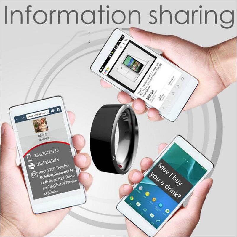 Smart Ring Wearable Device Multifunctional Black High-tech - We Got That ! 