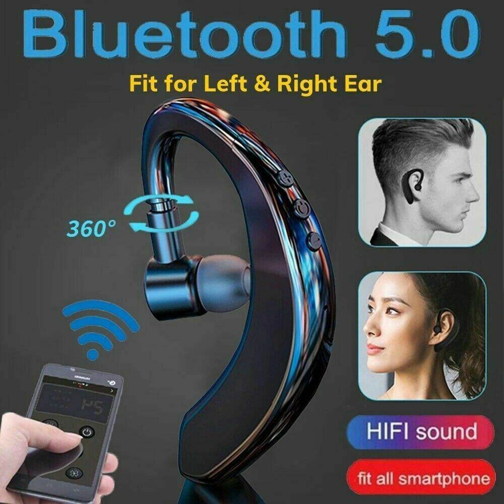 Bluetooth 5.0 Earpiece Driving Trucker Wireless Headset Earbuds Noise Cancelling - We Got That ! 