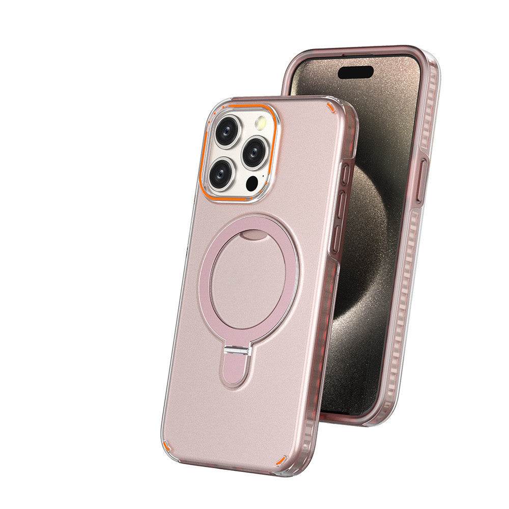 New Colorful Magnetic Bracket Phone Case With Holder Stand Cover For Magesafe Magnetic Transparent Wireless Charge Case For Phone - We Got That ! 