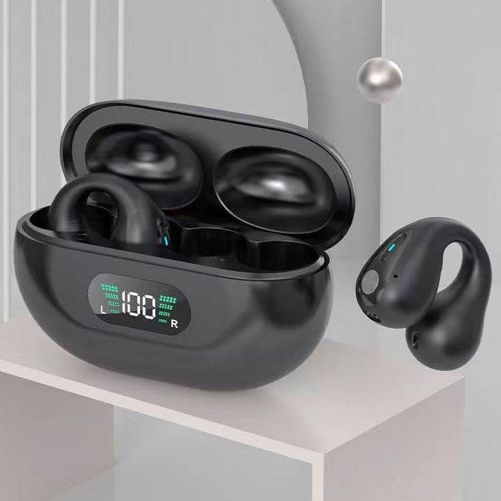 Bone Conduction Headphones TWS Earbuds Ear Clip Bluetooth 5.3 Touch Wireless Earphone In-Ear Bass HIFI Sports Headset - We Got That ! 