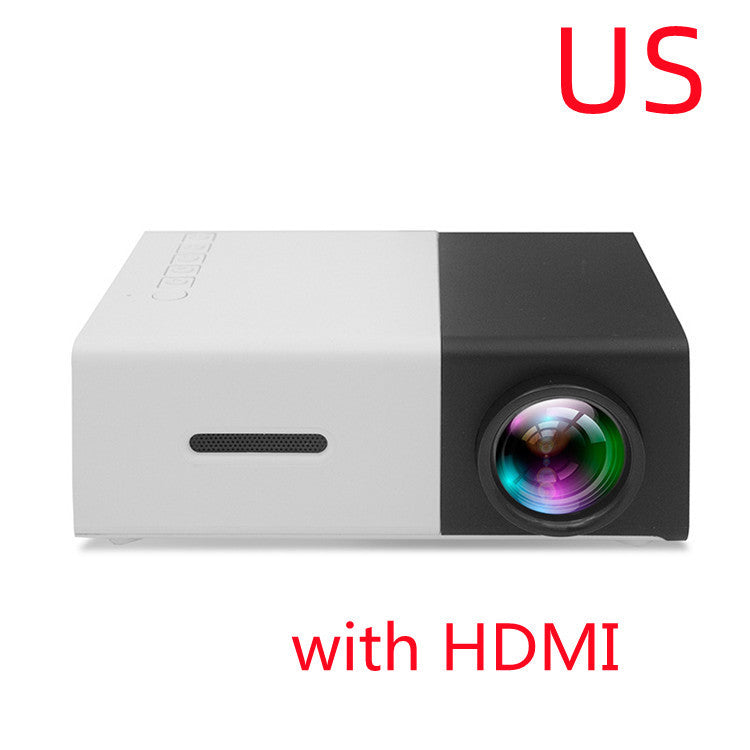 Mini Portable 3D HD LED Projector for Home Cinema - HDMI, USB, Audio - YG300 - We Got That ! 