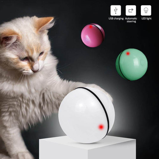 LED Laser Electronic Rolling Pet Funny Cat Toy Ball - We Got That ! 